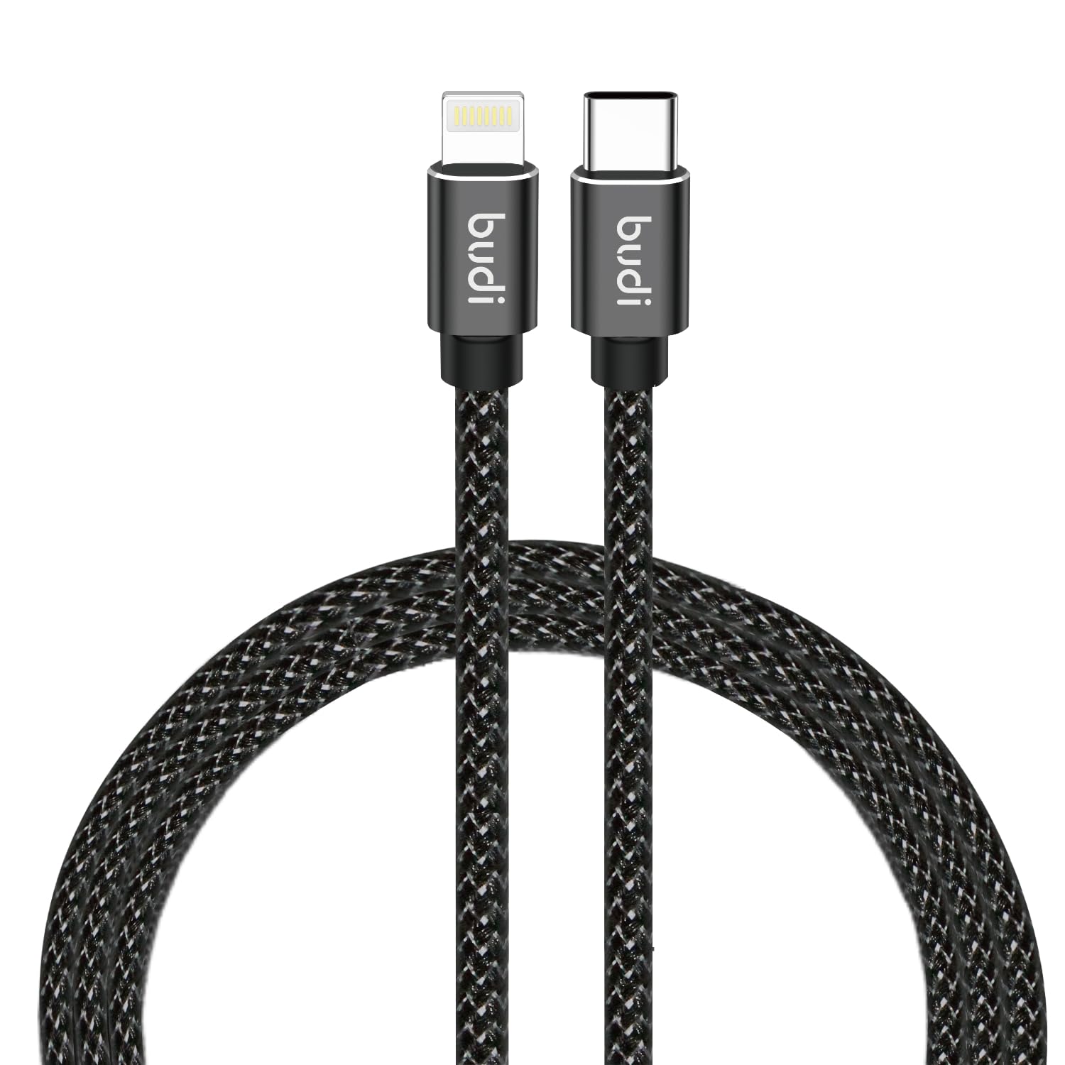 budi Type C To Lightning Cable 1M Braided